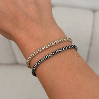Black Infinity Lab Diamond Tennis Bracelet
