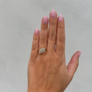 Georgian Marquise Diamond Solitaire Ring