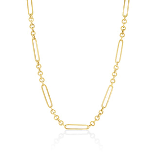 Delicate Mixed Link Chain Necklace
