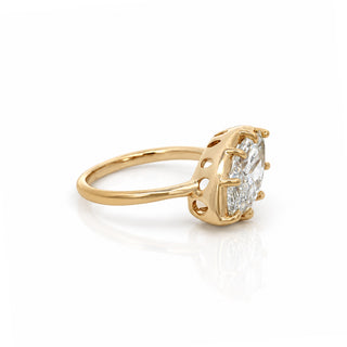Georgian Marquise Diamond Solitaire Ring