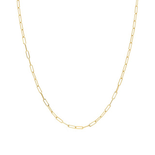 Mini Paper Clip Chain Necklace