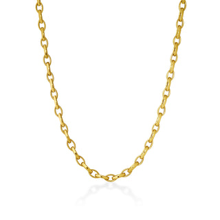Oval Chain Necklace with Connector