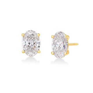 Oval Lab Diamond Studs