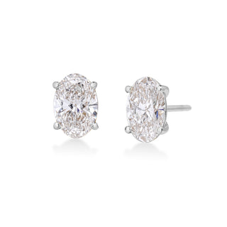 Oval Lab Diamond Studs