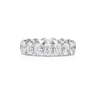Oval Diamond Eternity Band