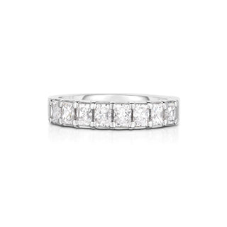 Radiant Diamond Half Eternity Band