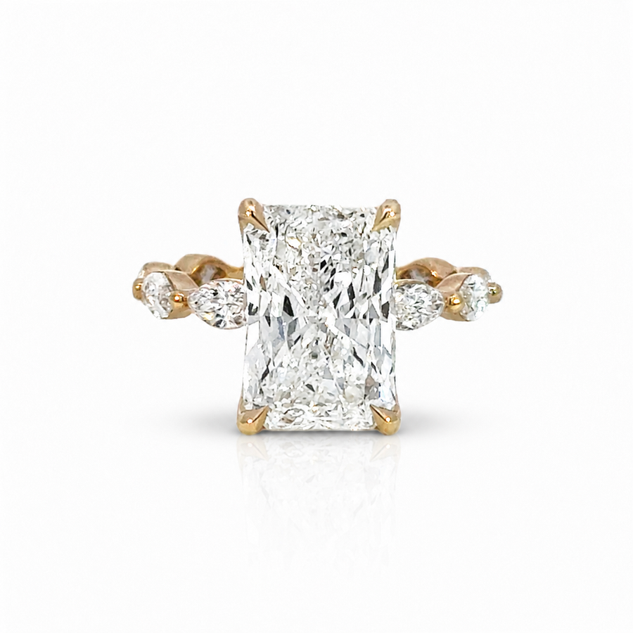 Radiant Cut & Marquise Diamond Ring