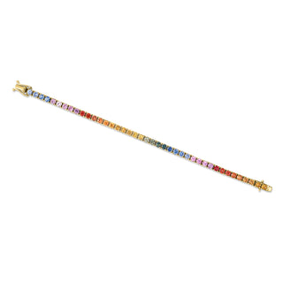 Rainbow Ombre Tennis Bracelet