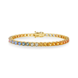 Rainbow Ombre Tennis Bracelet