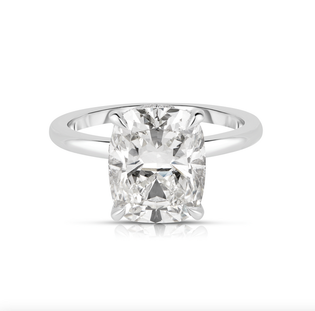 2.23 Carat Cushion Cut Diamond Engagement Ring