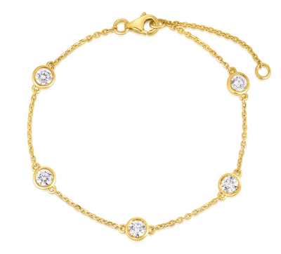 Lab Grown Diamond By The Yard Bracelet