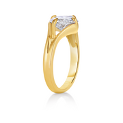 3.54 Marquise Cut Lab Grown Diamond Engagement Ring