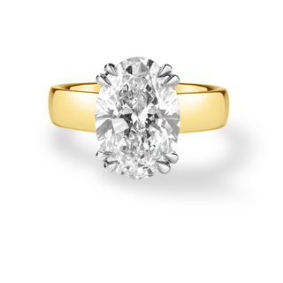 2.60 Oval Cut Diamond Engagement Ring