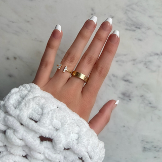 Open Baguette Diamond Ring