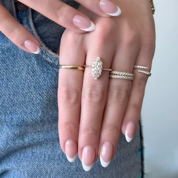 Navette Diamond Ring