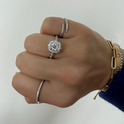 .81 Carat Antique Style Diamond Engagement Ring