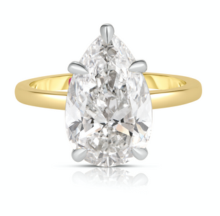 2.51 Carat Pear Cut Diamond Engagement Ring