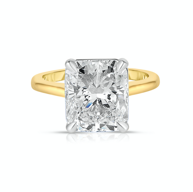 3.30 Carat Cushion Cut Diamond Engagement Ring