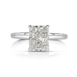 2.70 Carat Radiant Cut Diamond Engagement Ring