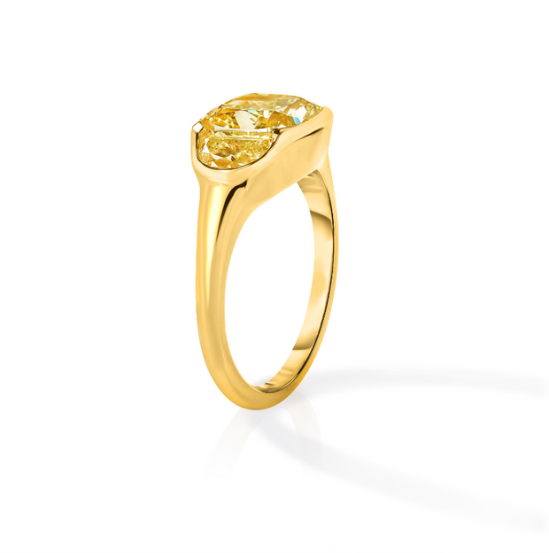 2.51 Carat Cushion Diamond Engagement Ring