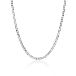 Classic Lab Diamond Tennis Necklace