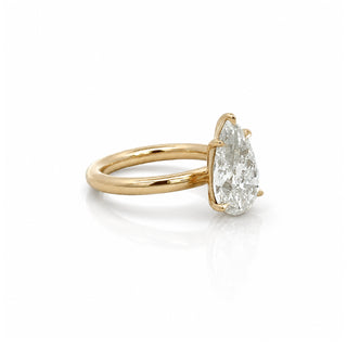 Pear Diamond Solitaire Engagement Ring