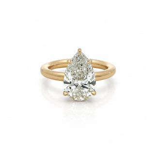Pear Diamond Solitaire Engagement Ring