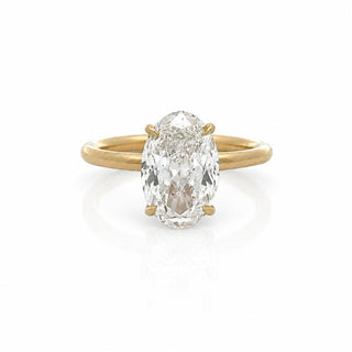 Oval Diamond Solitaire Engagement Ring