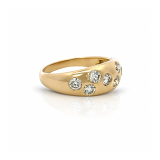 Diamond Confetti Band Ring