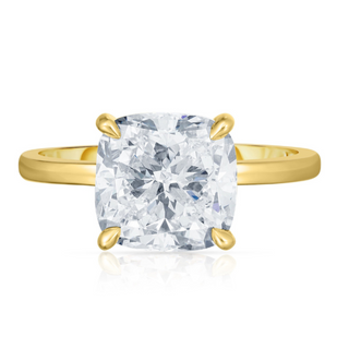 3.01 CARAT CUSHION CUT DIAMOND ENGAGEMENT RING