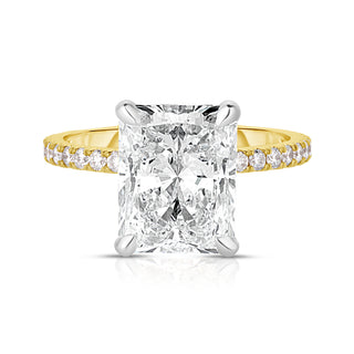 2.51 Carat Radiant Cut Diamond Engagement Ring