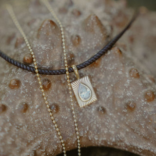 AB x Jespresso Fluted Diamond Pendant