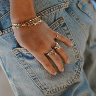AB x Jespresso Diamond Charm Ring