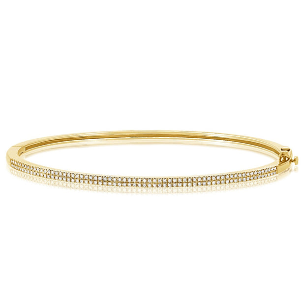 2-Row Diamond Bangle