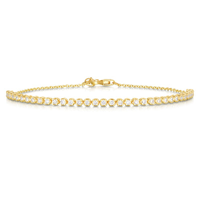 Mini Diamond Tennis Chain Bracelet