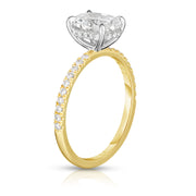 1.85 Carat Radiant Cut Diamond Engagement Ring