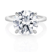 4 Carat Round Solitaire Diamond Engagement Ring