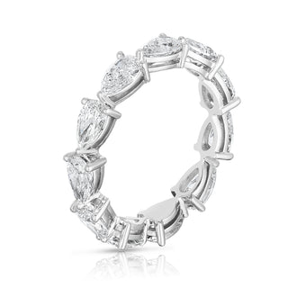 East-West Pear Diamond Eternity Band