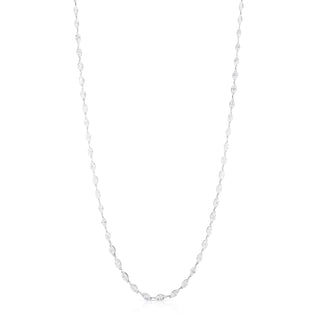 Marquise Cut Natural Diamond Tennis Necklace