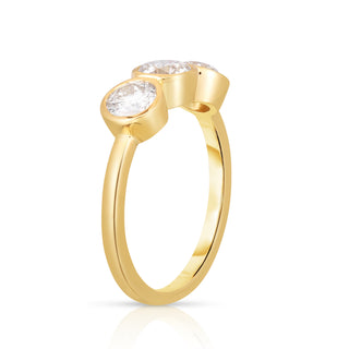 Triple Bezel Diamond Ring