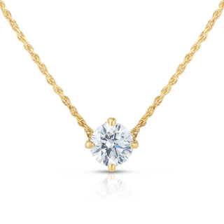 Diamond Solitaire Necklace