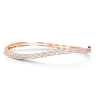 Diamond Wave Bangle