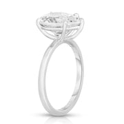 2.50 Carat Pear Cut Diamond Engagement Ring Classic Setting