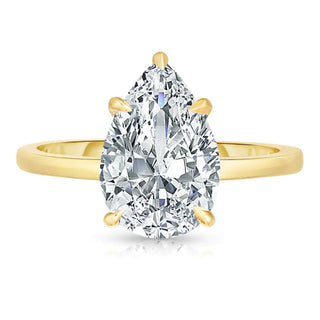 2.50 Carat Pear Cut Diamond Engagement Ring