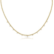 Diamond Hanging Chain Necklace