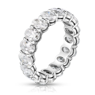 Oval Diamond Eternity Band