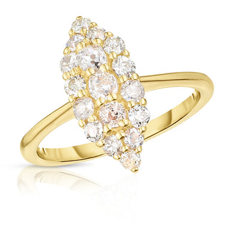 Navette Diamond Ring