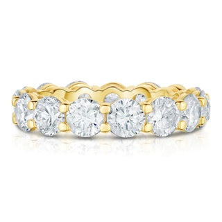 Shared Prong Round Brilliant Diamond Eternity Band