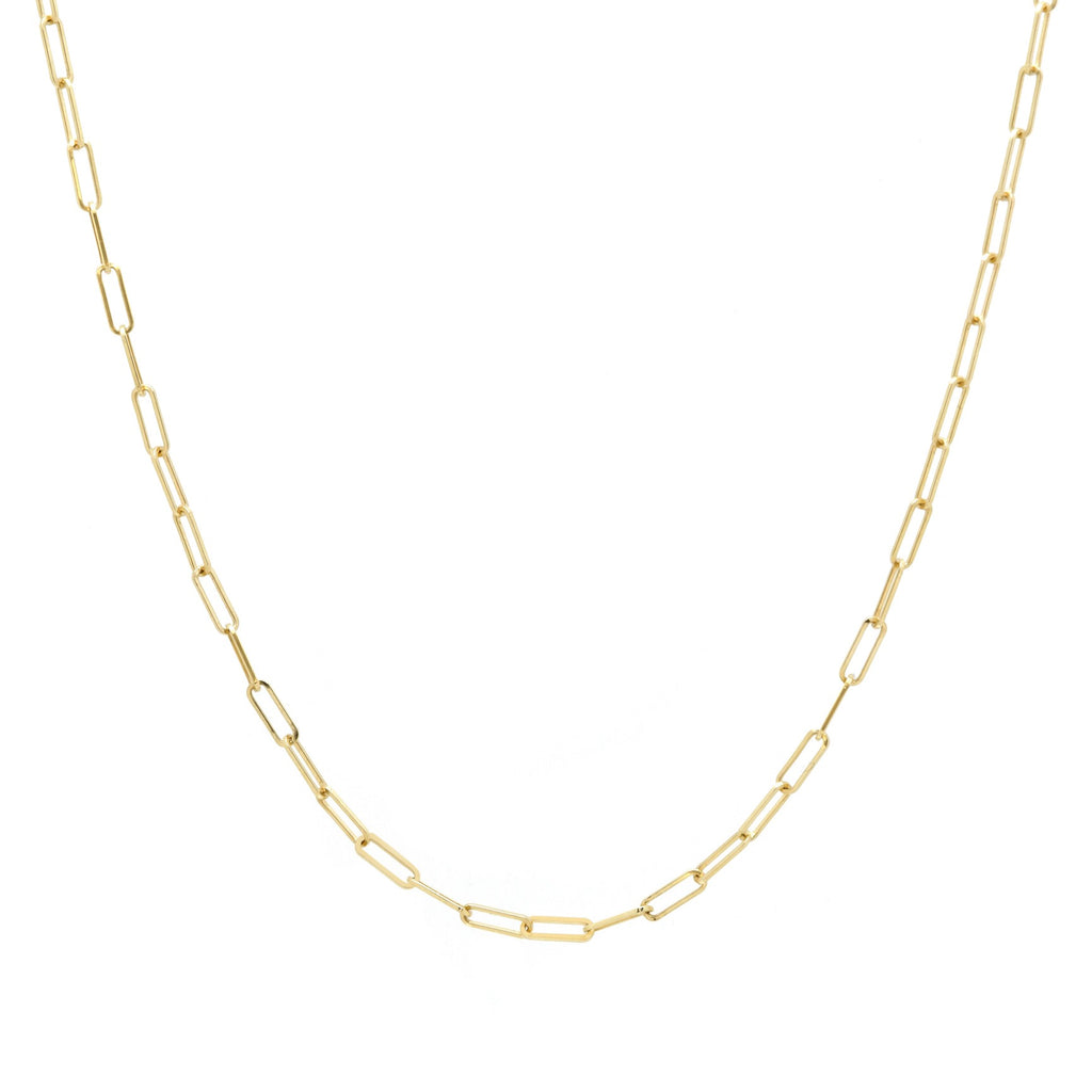 【2plan】23FW★ [MADE] 029 Ellie clip mini chain necklace Mini Paper Clip Chain Necklace – Alexandra Beth