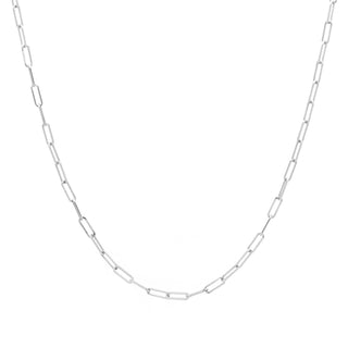 Mini Paperclip Chain Necklace